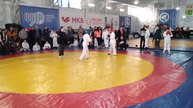1й бой брат Антон,в синем шлеме,