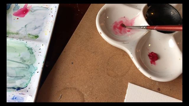 MUSE: Painting apple blossom with watercolour