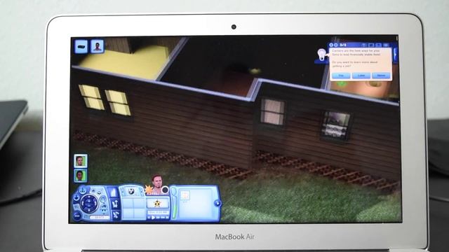 2015 Macbook Air Sims 3 + Expansion Gaming TEST