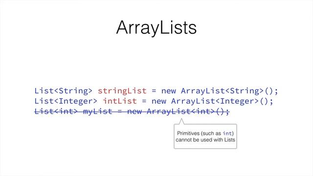 Computer Science for Everyone - 46 - ArrayLists in Java