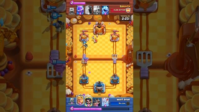 Gane una partida con 2 cartas en el primer ataque || Clash Royale