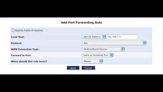 How to configure Advanced Port Forwarding on the MI424WR Verizon FiOS Router VerII