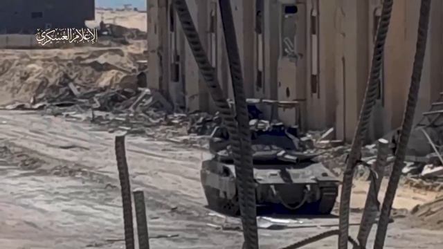 Израильский танк подбивают вот таким нехитрым способом В городе возможности техники ограничены