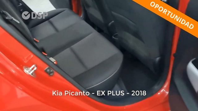 VENDIDO - Kia Picanto 1.0 EX PLUS - 2018 -  SEMINUEVOS DSP