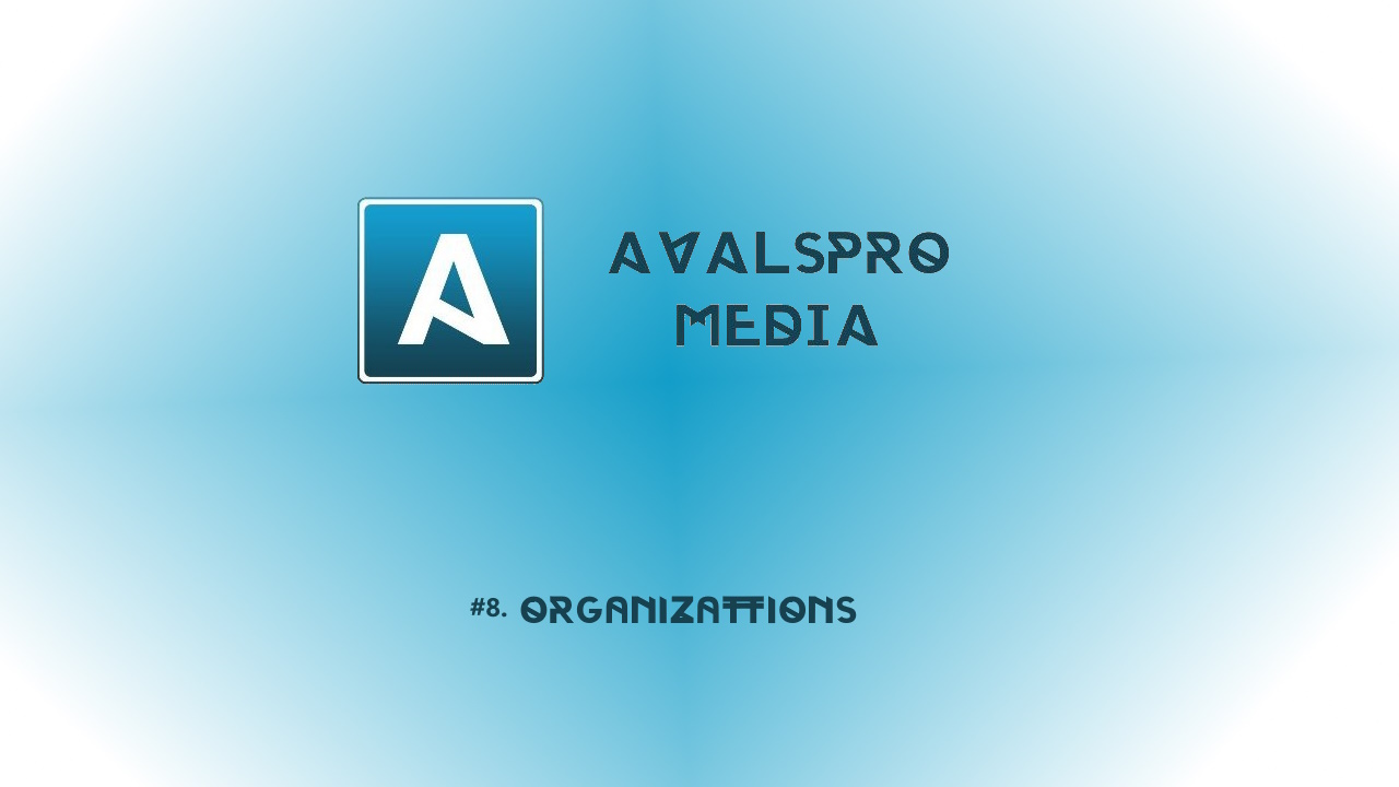 #8. Organizations