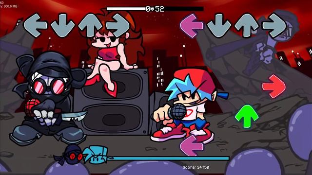 Friday Night Funkin' UST - Merc Fanchart (Song by @KawaiCocaCola)