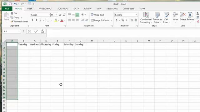 How to  copy data and formulas down a column in Excel