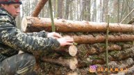 Таёжная избушка| продолжаем строительство ( Часть 5)| Жизнь в тайге