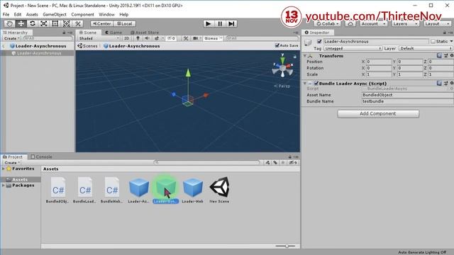 How to load an object Unity Asset Bundle from web server or url in Unity dynamically on run time