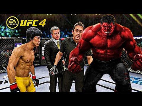 UFC 4 Bruce Lee Vs. Red Hulk Ea Sports