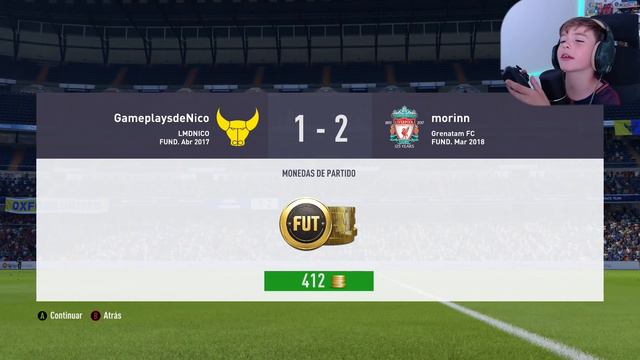 JUGANDO EN LA DIVISION ONLINE FIFA 18