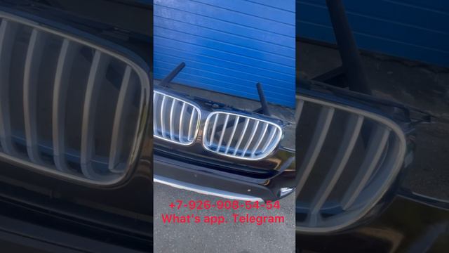 Бампер передний BMW X3 X4 F25 F26 2014 2015 2016 2017 2018 в сборе с решеткой радиатора ПТФ туманки