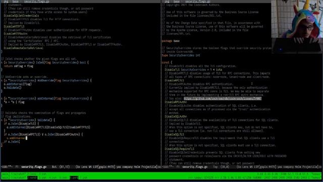 Watch me Work 45  Redesigning CockroachDBs insecure mode