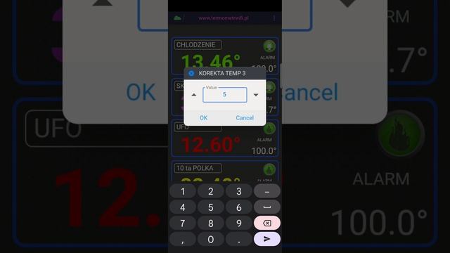 TERMOMETR WI-FI aplikacja instrukcja