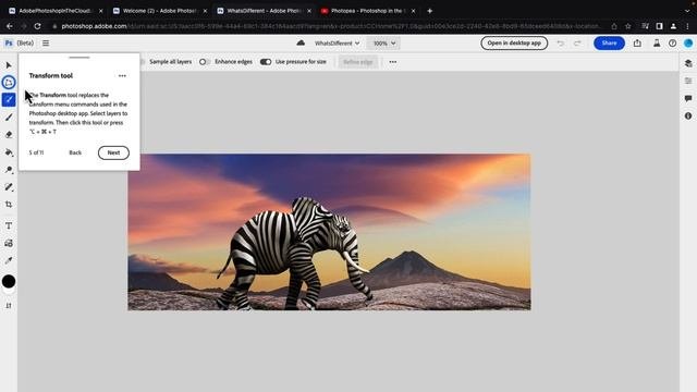 Photoshop for Web Beta!