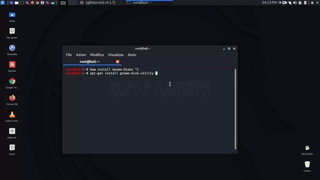 How install Gnome Disks