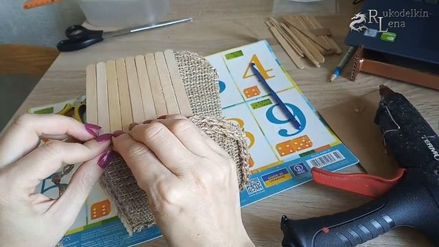 Волшебный сундучок / шкатулка / джутовый шнур/палочки эскимо/ мастер класс