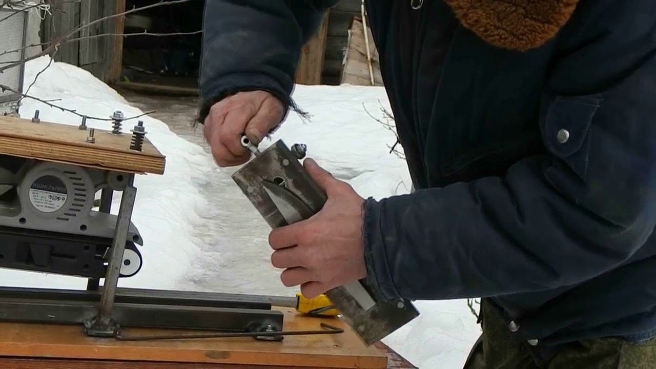Плоско шлифовальный станок из шлиф машинки.