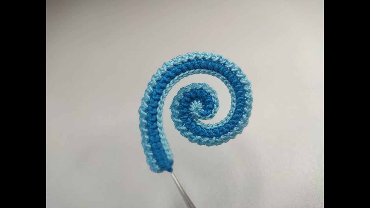 № 2 Простой завиток закрученный вправо.