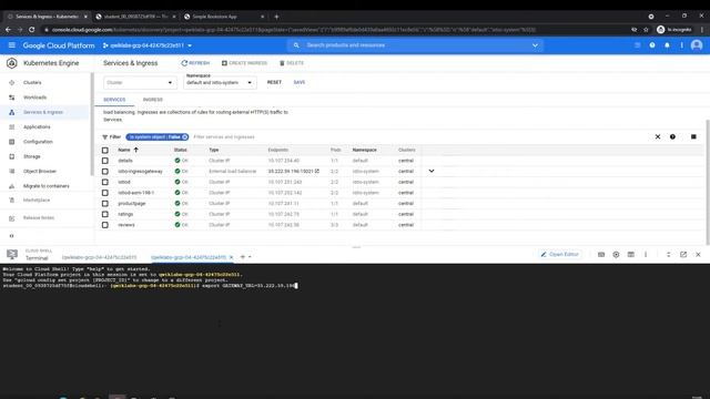 Google Cloud Platform: Installing Anthos Service Mesh on GKE