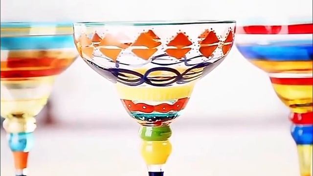 Бокалы с ручной росписью