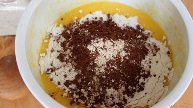 Песочное печенье с имбирем и какао