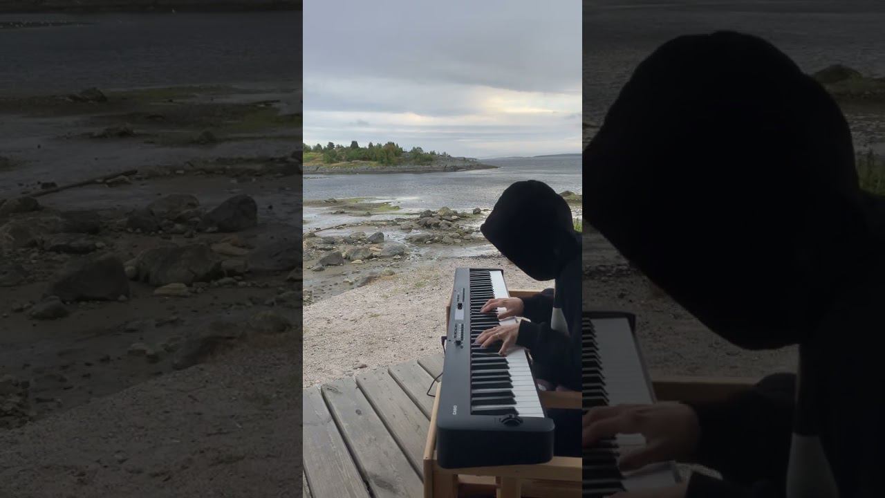 Experience - Ludovico Einaudi - Серафима и Север (Белое море) #shorts #nature #sea #piano