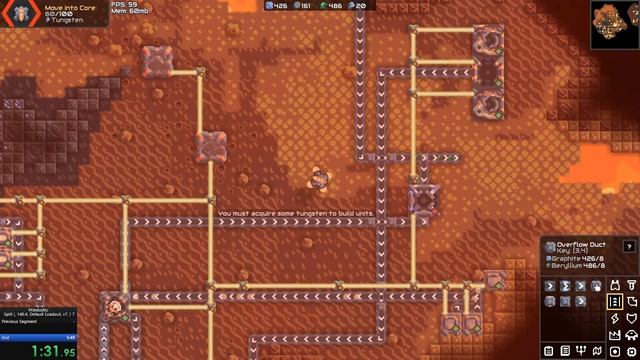Mindustry speedrun but without waiting