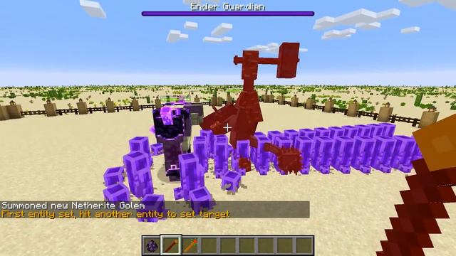 Ender Guardian VS All Golem From Golemania In Minecraft
