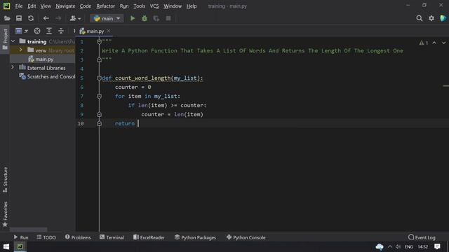 Write A Python Function That Takes A List Of Words And Returns The Length Of The Longest One