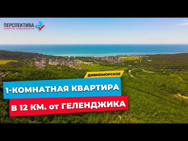 1-КОМНАТНАЯ КВАРТИРА В 12 КМ. ОТ ГЕЛЕНДЖИКА В СЕЛЕ ДИВНОМОРСКОЕ | 15 МИН. ПЕШКОМ ДО ЧЁРНОГО МОРЯ