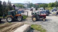 Renault 103.54 & Ursus C-360 Wyciągnie lawety z spychem