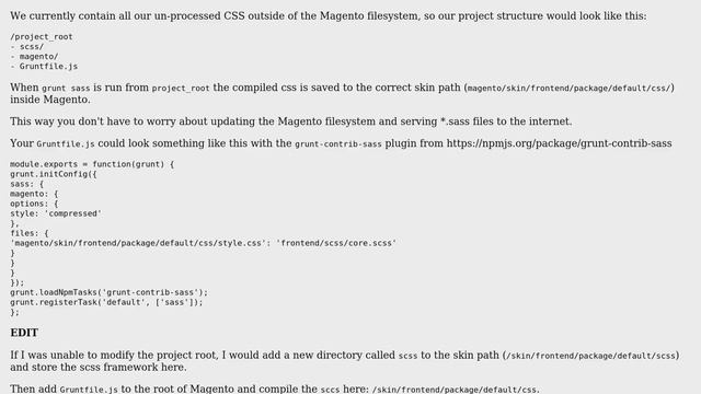 Magento: Beginner - where to place SCSS files in a Magento structure (3 Solutions!!)