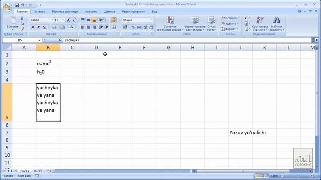 4.4. Avtomat tarzda shartli formatlash