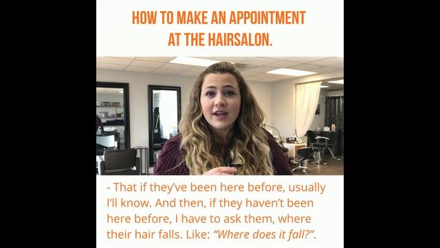 Как записаться в салон в Америке? Диалог с носителем!