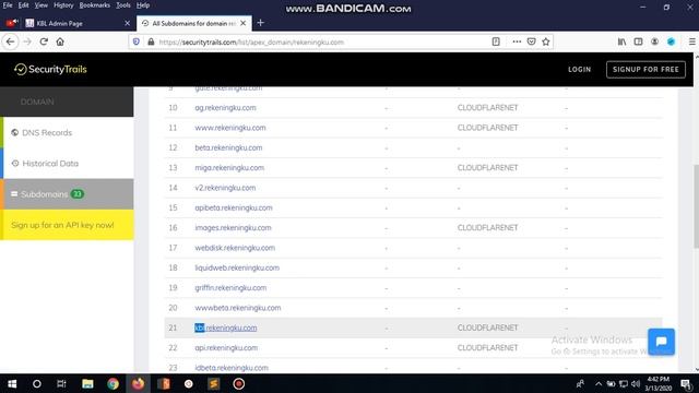 Out Of Scope Clickjacking Vulnerability Rekeningku.com