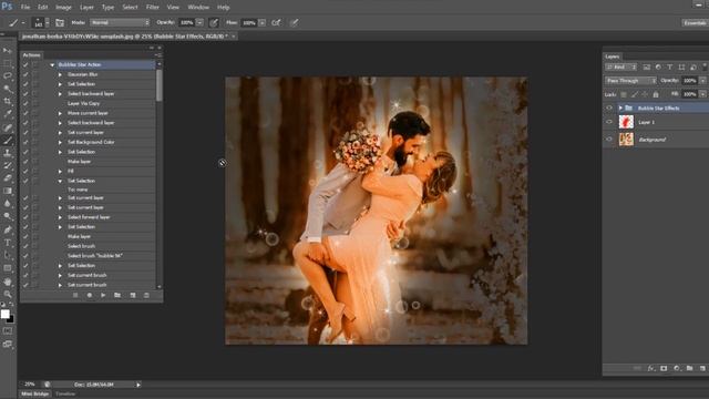 Photoshop Action | Bubbles Star Action tutorial | Download | Anyone can become a digital artist.