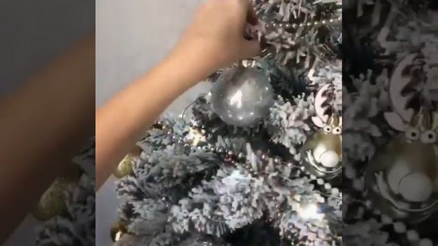 Елка заснеженная люкс