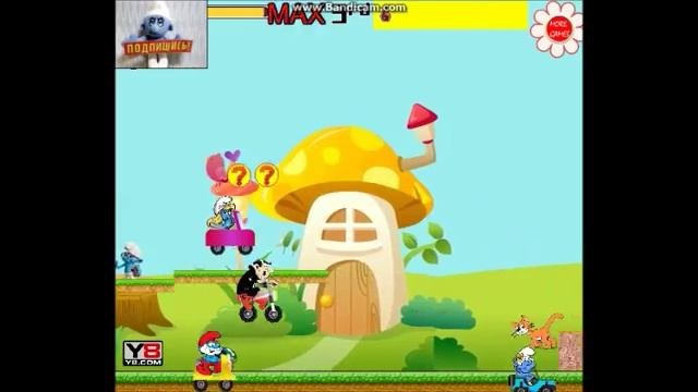 Смурфики Весёлая гонка. Smurfs Fun Race. Детские онлайн игры. Kids games.