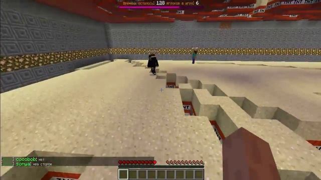 Играем в TNT Run на пиратском сервере