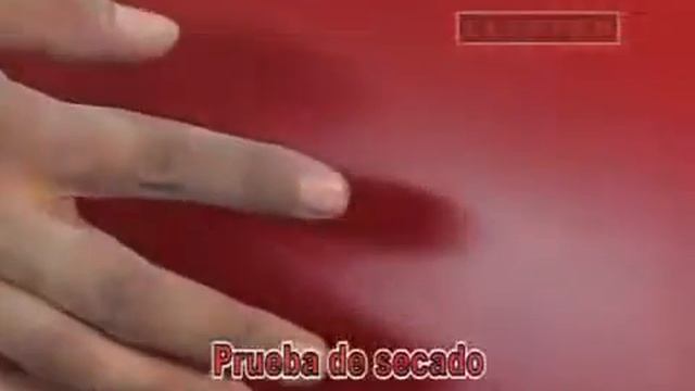 Обработка бампера с применением термофена