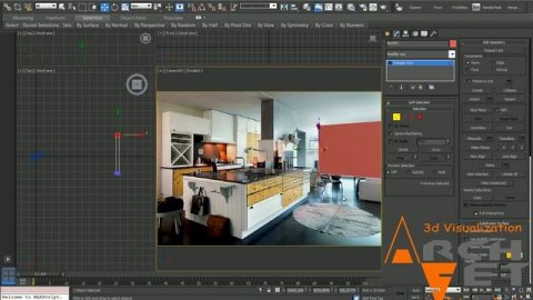 Как сделать интерьер в 3ds Max по фотографии Делаем стены в 3ds Max по фотографии