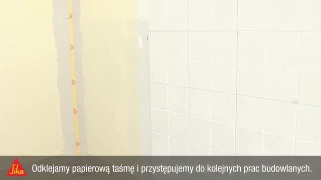 Wodoszczelna taśma do izolacji kuchni, łazienki lub pralni /Sika SealTape-S