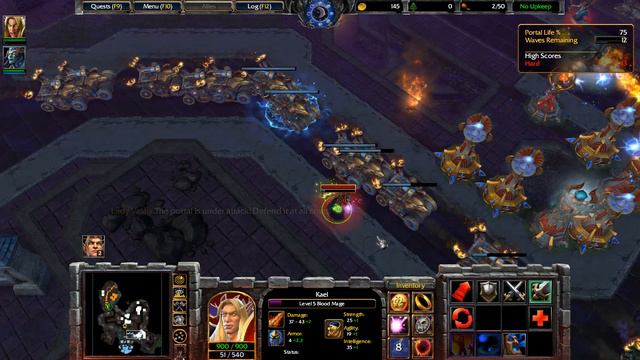 Warcraft 3 REFORGED (Hard) - Curse of the Blood Elves Secret - The Crossing