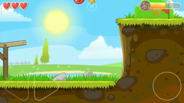 Red ball 4 красный шарик проходит эпизод:Зелёные холмы