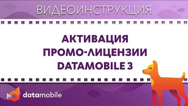 DataMobile 3: Активация Промо Лицензии