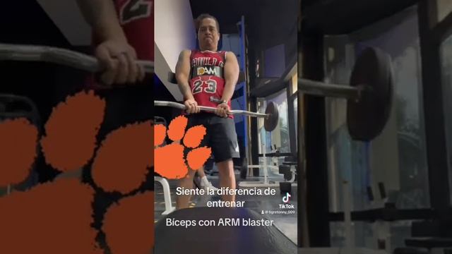 Bíceps-triceps con arm blaster es más pro! armblaster gymmotivation tigretonny009 gymshark