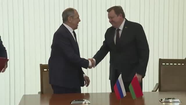С.Лавров и С.Алейник подписали совместные документы, Минск, 24 июня 2024 года