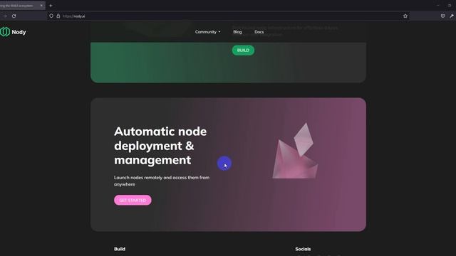 Nody Platform Overview with Nody token for EVM access to WebSocket API.