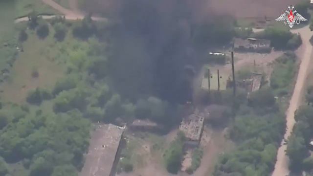 Уничтожение позиции ЗРК С-300 ВСУ в районе населенного пункта Коптево